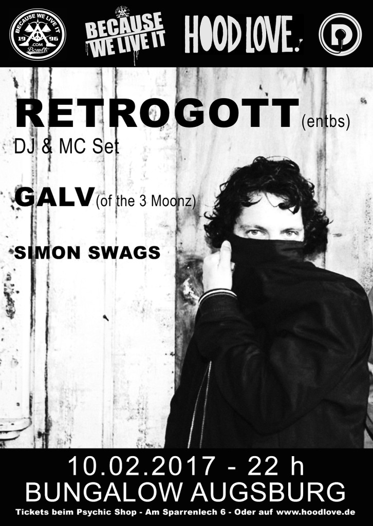 retrogott augsburg bungalow galv 2017 hood love daily rap 10.02.