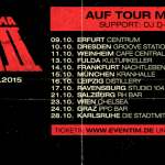 Morlockk Dilemma auf „Eiserner Besen II“-Tour 2015 mit MC Bomber (Tickets, Dates, Infos)